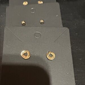 🎈🎈7/15🎈🎈Elegant Gold-Tone Earrings Set